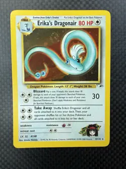 Pokemon TCG Erika's Dragonair Gym Heroes Holo Card - Image 1