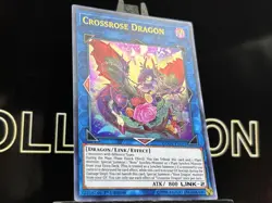 Yu-Gi-Oh Card - DUOV-EN015 - CROSSROSE DRAGON (ultra rare holo) - NM/Mint - Image 4