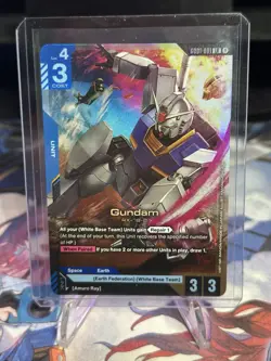 Gundam GD01-001 LR Legend Rare NM Gundam Card Game Newtype Rising - Image 1