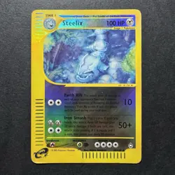Steelix #35/147 Holo Reverse Eng Aquapolis E-Series 2002 - Pokemon Nintendo Card - Image 2