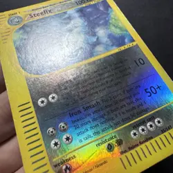 Steelix #35/147 Holo Reverse Eng Aquapolis E-Series 2002 - Pokemon Nintendo Card - Image 5
