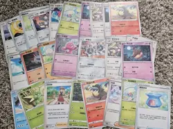 Pokemon TCG Chinese Card Lot Common/Trainer/Energy Bulk Lot - Image 1