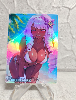 Jacinthe Trading Card Waifu Goddess Story Anime Girl holo Karte Manga Full Art - Image 1