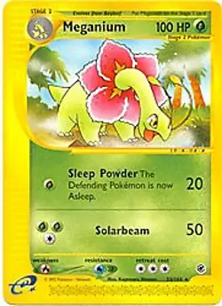 Pokemon Expedition 53/165 Meganium Card - Image 1