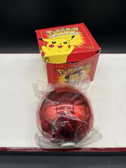 1999 Burger King Collectible PIKACHU Pokemon Ball 23k Gold-plated Trading Card - Image 2