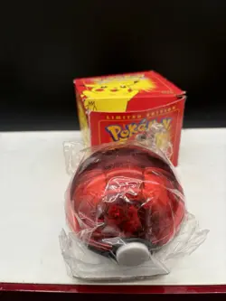 1999 Burger King Collectible PIKACHU Pokemon Ball 23k Gold-plated Trading Card - Image 3
