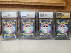 Lot Of 4 CGC Graded Japanese Pokemon Cards - Image 2