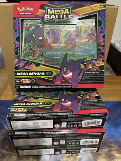Gengar Mega Battle Deck Sealed x4 Pokemon Card Game - Image 1