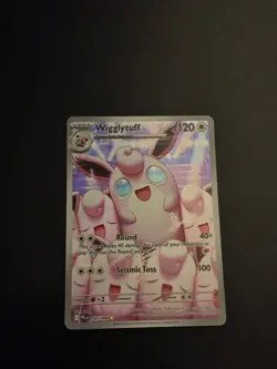 Pokemon TCG Wigglytuff 105/094 Phantasmal Flames - Illustration Rare - NM - Image 1