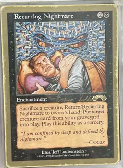 Vintage 💥MTG💥World Championship Decks 1998 Recurring Nightmare - Image 1