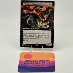 MTG Persistent Constrictor 52 Extended Art Commander Duskmourn: House of Horror - Image 1