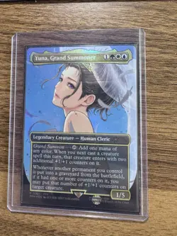 Mtg Yuna, Grand Summoner Borderless Promo Foil NM Final Fantasy - Image 1