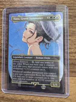 Mtg Yuna, Grand Summoner Borderless Promo Foil NM Final Fantasy - Image 2