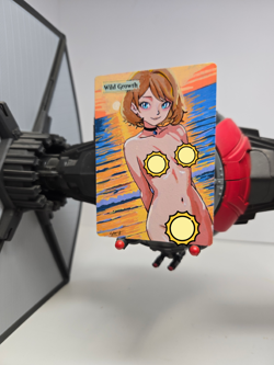 MTG, Wild Growth, Serena, Pokemon, Waifu Alter Hand Painted by BAZAYO 18+ - Image 3