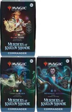 MtG: Murders Karlov Manor Commander - Blame Game, Deep Clue Sea & Revenant Recon - Image 1