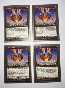 MTG X4 * Chaos Confetti * X4 PlaySet NM Plus NP Unglued Regular SellbyCyn - Image 2