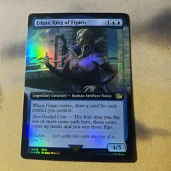MTG / Edgar King Of Figaro/ Extended Art - Foil / Nm & Never Played - Image 1