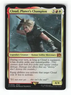 Cloud, Planet's Champion M FINAL FANTASY 552 NM Foil Magic: The Gathering - Image 1