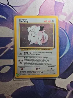 Pokemon Card Clefairy 5/102 Holo Rare Base Set #2 - Image 1