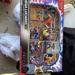 Pokemon TCG Mega Lucario ex Figure Collection Box Sealed New - Image 1