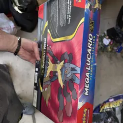 Pokemon TCG Mega Lucario ex Figure Collection Box Sealed New - Image 5