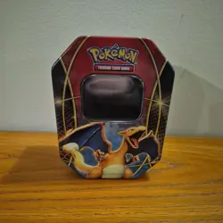 Pokemon Tcg Ex Power Trio Charizard Tin RARE 2014 (EMPTY) 820650109195 - Image 1