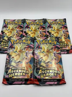 5x Pokemon Ascended Heroes Booster Packs. New and Sealed - Image 1