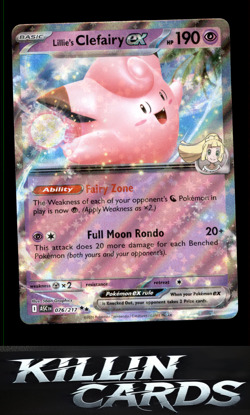 Lillie's Clefairy ex - 076/217 076/217 Pokemon Double Rare ME: Ascended Heroes C - Image 1