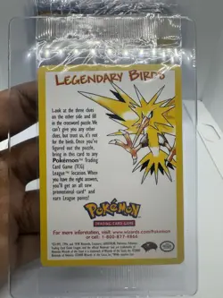 Pokemon Legendary Birds Moltres Black Star Movie Promo ~ SEALED & RANDOM - Image 2