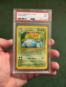 2023 Pokemon CLV EN 003 Venusaur - PSA 9 - Image 1