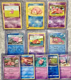 Pokemon TCG - Slowpoke Lot Of 11 - E-Series, Modern, Vintage Japanese Expansion - Image 1