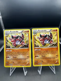 2011 Pokemon Black & White Emerging Powers Lot of 8 - Krookodile, Krokorok Holo - Image 3