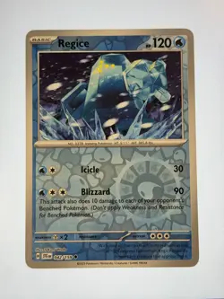 Regice Uncommon SV09: Journey Together 042/159 NM Pokemon Card Reverse Holo - Image 1