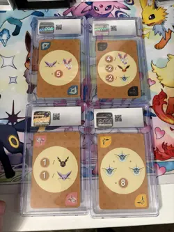 Pokemon Playing Cards. Korean Point Salad Eevee Edition Graded Card Lot - Image 2