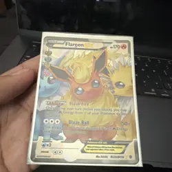 Pokemon Flareon EX Ultra Rare Holo Full Art Generations RC28/RC32 English 2016 - Image 1