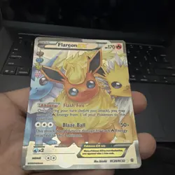Pokemon Flareon EX Ultra Rare Holo Full Art Generations RC28/RC32 English 2016 - Image 2