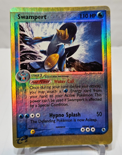 Swampert 13/109 Reverse Holo Rare Ex Ruby & Sapphire MISPRINT ERROR Pokemon 547 - Image 1