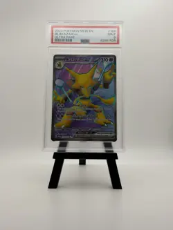 Pokemon Alakazam 188/165 Ultra Rare TCG Scarlet and Violet 151 English PSA 9 - Image 1