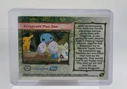 Exeggcute Plus One #6 – Pokemon Topps The Movie – Blue Logo – Non-Holo - Image 4