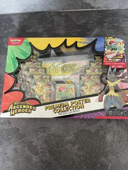 Pokemon TCG Ascended Heroes Premium Poster Collection Mega Lucario New & Sealed - Image 1