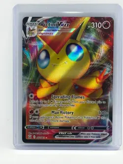 Victini VMAX 22/163 - Ultra Rare Holo SWSH Battle Styles Pokemon TCG - NM - Image 1