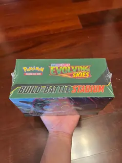 Pokemon SWSH Evolving Skies Build and Battle Stadium Sealed FRESH FROM CASE!!!!! - Image 2