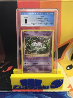 Mew Holo - 2016 Pokemon XY Evolutions - #53/108 CGC 8 NM-MT W/Subgrades - Image 1