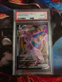 2025 POKEMON CHINESE CBB2C #0514/14 ESPEON VMAX PSA 10 - Image 1