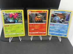 Pokemon TCG Set: Charizard Blastoise Venusaur HOLO RARE NM Pokemon GO 010/078 - Image 1