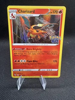 Pokemon TCG Set: Charizard Blastoise Venusaur HOLO RARE NM Pokemon GO 010/078 - Image 5