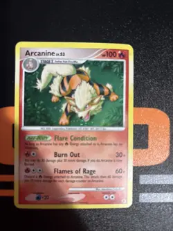 Arcanine 1/111 Rising Rivals Holo Pokemon TCG Mp - Image 1