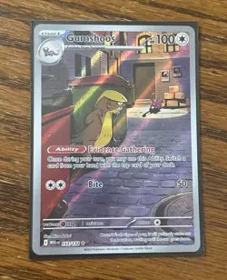 Pokemon TCG Gumshoos 153/132 Me01: Mega Evolution Holo NM - Image 1