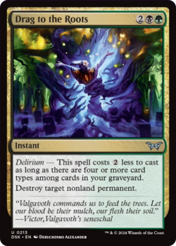 Drag to the Roots [Duskmourn: House of Horror] Magic MTG - Image 1