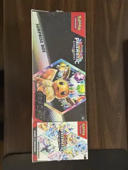 Pokemon Prismatic Evolutions Surprise Box and Booster Bundle Sams Club Sealed - Image 1